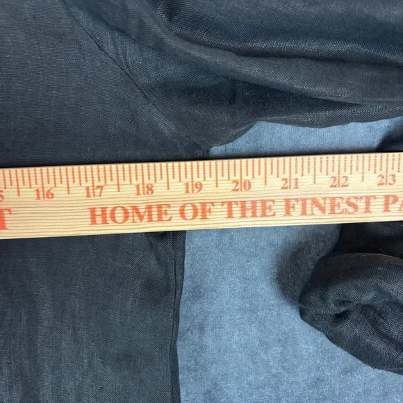 Eileen Fisher 100% Linen Black Button-up Tunic Sz XS - Picture 7 of 9